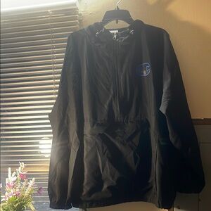 Champion Black Windbreaker Jacket